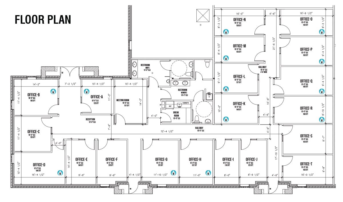 Suite 100 Floor Plan