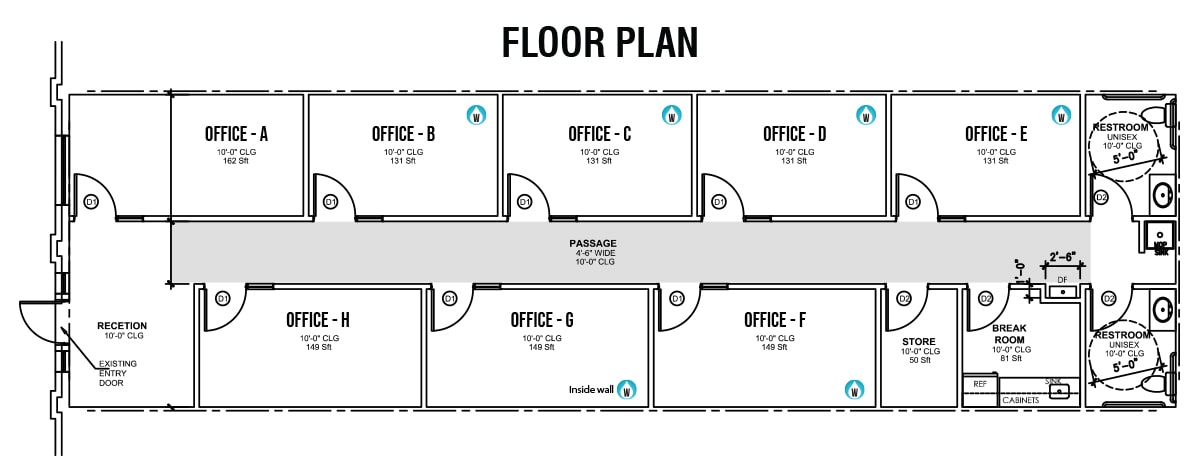 Suite 102 Floor Plan